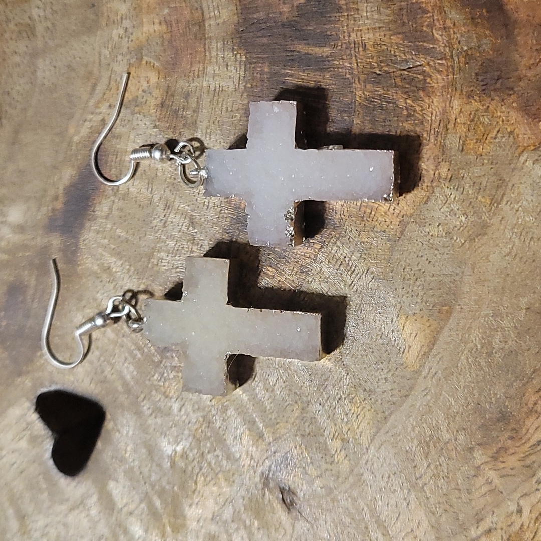 Reborn Creations Cross Earrings